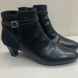 Women’s black ankle boots
